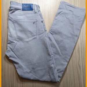 Maceoo Jeans Mens Da Vinci Slim Straight Classic Pants Pockets Size 30/2 Gray